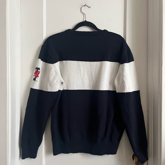 University of Toronto Navy and White Knit Sweater- Unisex - Picture 2 of 5